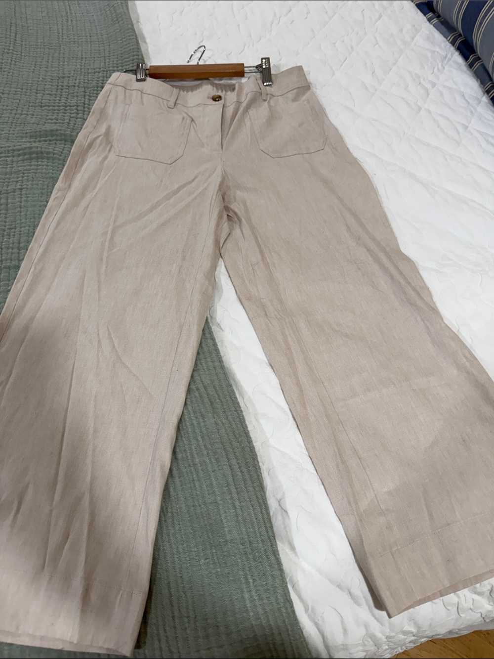 J Jill nwt linen pants size small flax Small